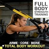 Sling Trainer Full Body Training Home Gym Outdoor Yellow view 6