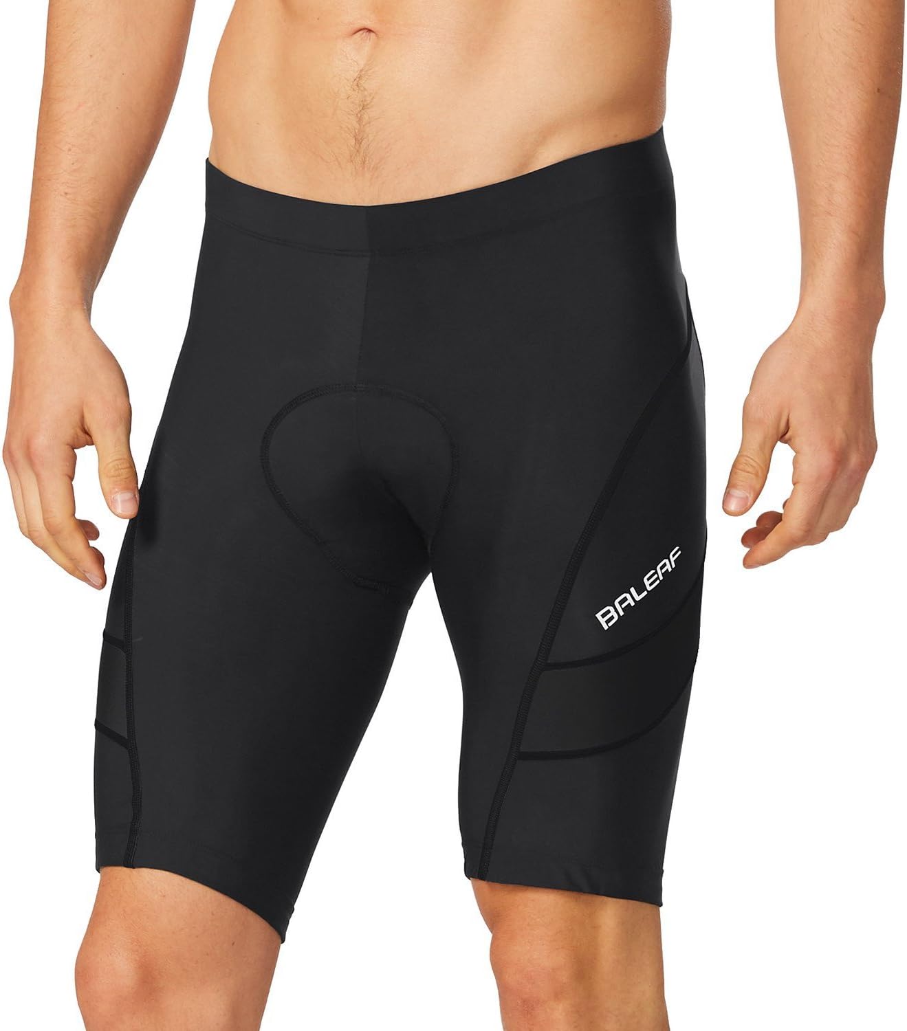 BALEAF Men's Cycling Shorts 3D Padded Anti-Slip Bike Shorts UPF 50+ Quick-dry Bicycle Pants Tights
