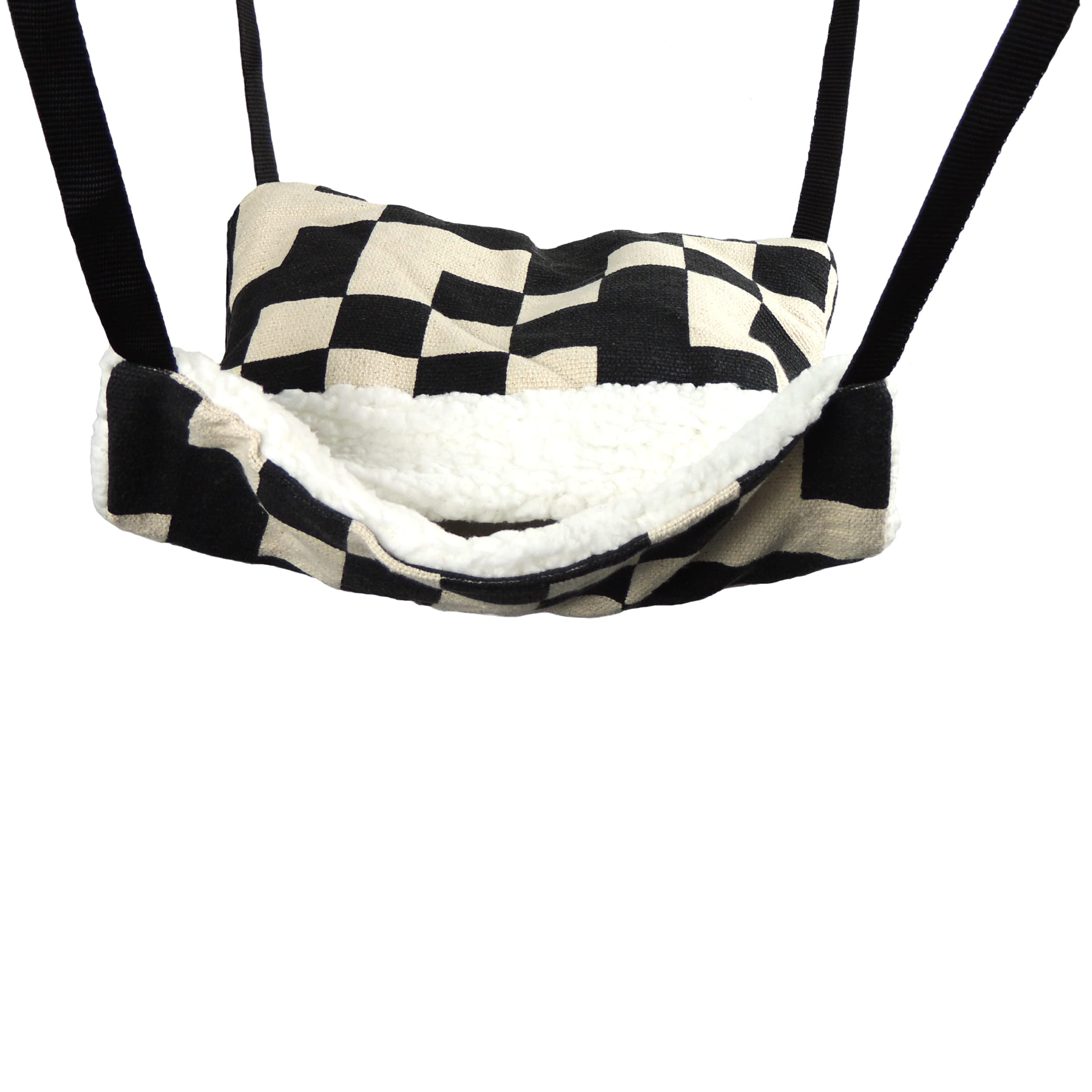 Little Friends Fluffy Lined Recycled Eco Hammock With Pouch: Contemporary Shapes — image 1