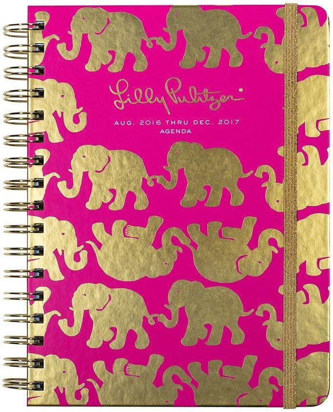 Lilly Pulitzer 2017 Daily Agenda Planner, Large, Tusk in Sun