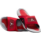Jordan Hydro 4 Retro Men's Slides (Fire Red/Black/Cement Grey/White) Size 10