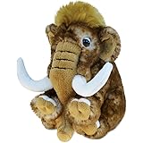 Puzzled DolliBu Wild Mammoth Small Super Soft Stuffed Animal, Cute Realistic Stuffed Animals for Girls. Boys and Adults Animal Gifts, Kids Dinosaur Nursery Decor for Newborn - 10 Inch
