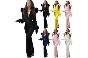 QESULK Womens Ski Suit One Piece Snowsuit Windproof Waterproof Hooded Snow Suit Winter Outdoor Sport Jumpsuit Fur Collar Coat