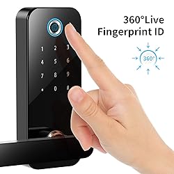 COOLOUS Keypad Smart Door Lock with Handle Keyless