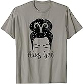 Aries Girl Aries Zodiac Sign Aries Horoscope T-Shirt