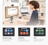 Elgato Stream Deck Mini – Control Zoom Teams PowerPoint MS Office Mac PC view 3