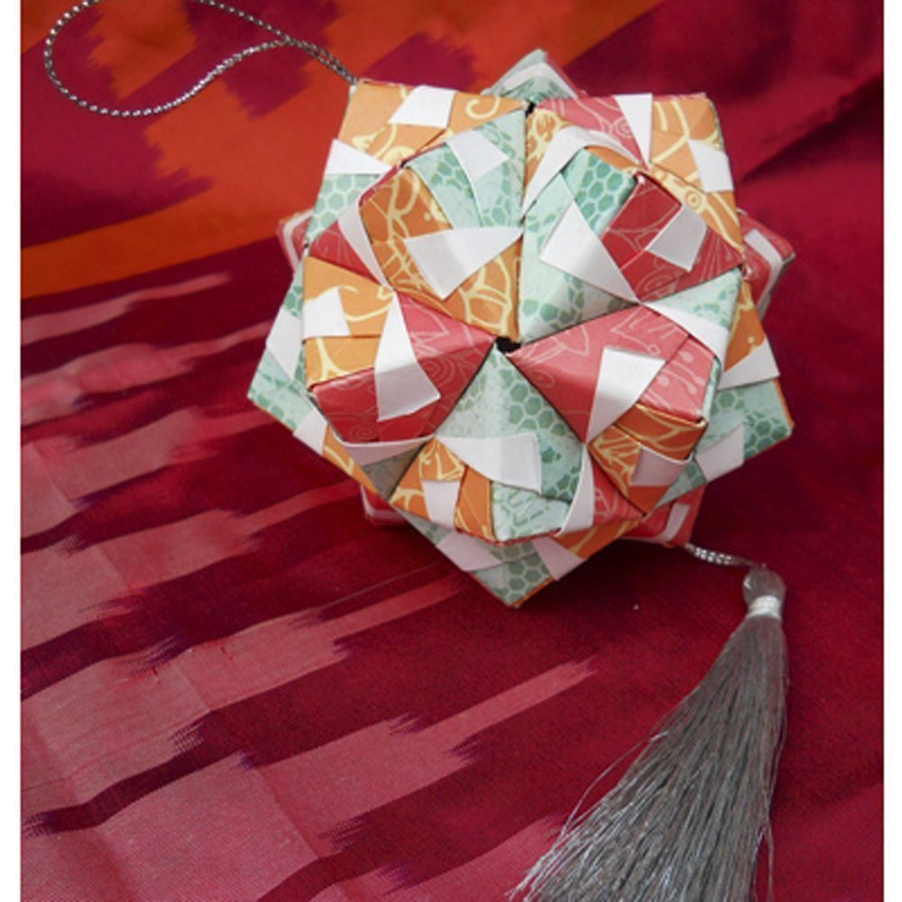 Amazoncom Hand Folded Paper Origami Ball Christmas
