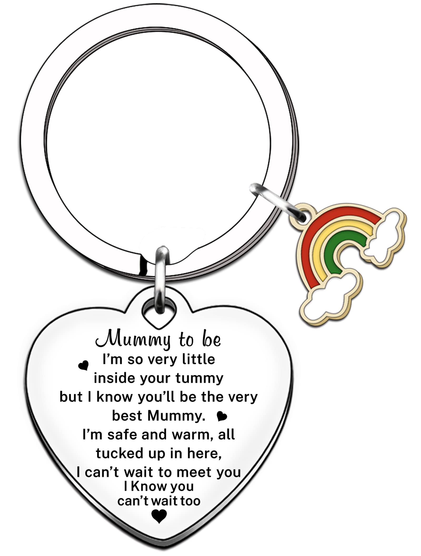 TTOVEN Mummy to Be Gifts New Mum Gifts Keyring Pregnancy Announcement Keyring Pregnant Mum First Time