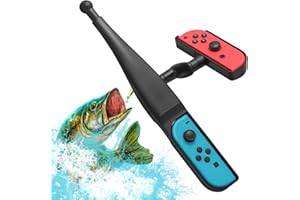 Fishing Rod Accessory Compatible with Nintendo Switch – Works with Legendary Fishing & Bass Pro Shops: The Strike Championshi