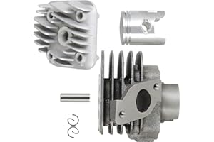 WFLNHB Cylinder Piston Kit Replacement for Polaris Predator 50 2004-2007 Replacement for Polaris Scrambler 50 2001-2003