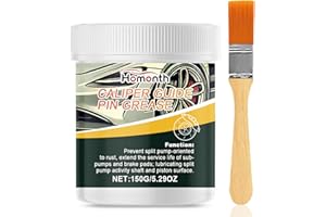 Premium Brake Caliper Grease Lubricant, 150g High-Performance Brake Lube Pin Grease with Brush, Automotive Brake Parts Cleane