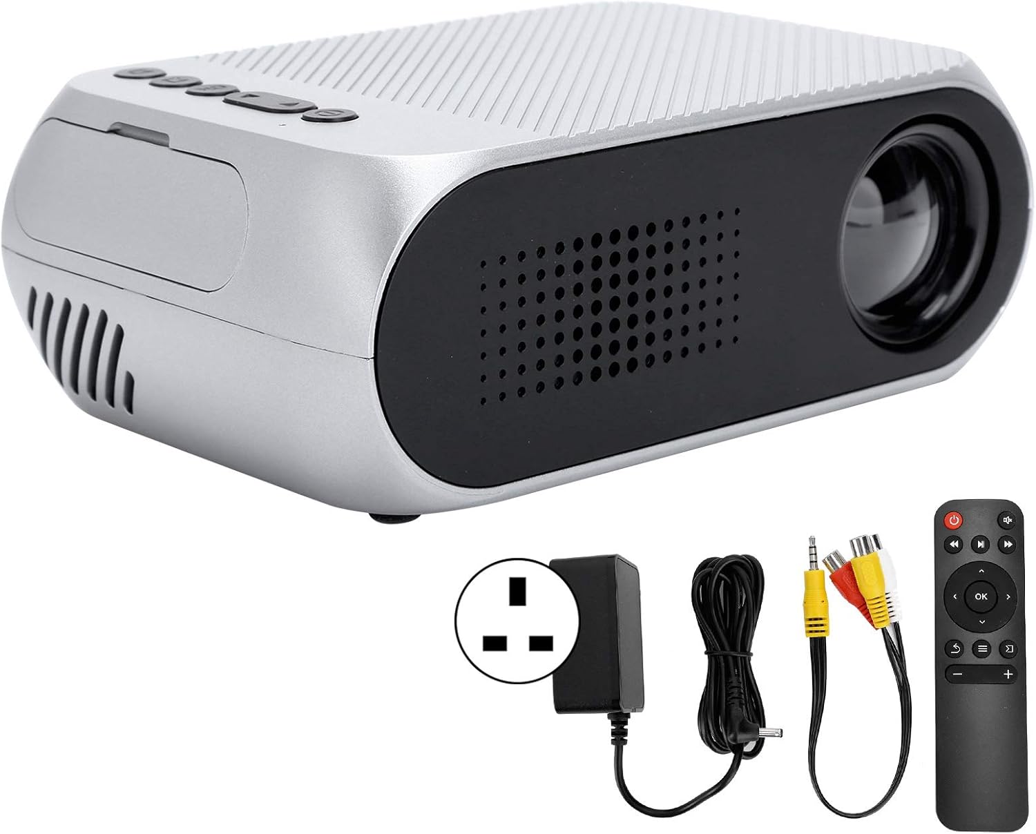 Semiter Projector, Multifunctiona Silver LED Projector Amazon.co.uk