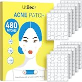 LitBear Pimple Patch Bulk, 480 Patches 3 Size Acne Patches for Face | Hydrocolloid Spot Stickers for Covering Zits and Breakouts, Suitable for All Skin Types