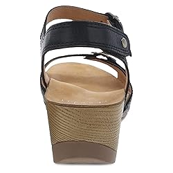Dansko Women's Tricia Black Sandals 10.5-11 M US