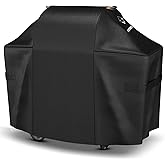 Ultimate Durable Grill Cover for Weber Genesis 300 & Genesis II 300 Series Grills,Heavy Duty Waterproof Rip-Proof 58" BBQ Cover,Fade Resistant 7130 Gas Grill Cover with Strap for Weber 3 Burner Grill