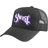 Ghost Purple Logo Trucker Hat with Adjustable Mesh Back