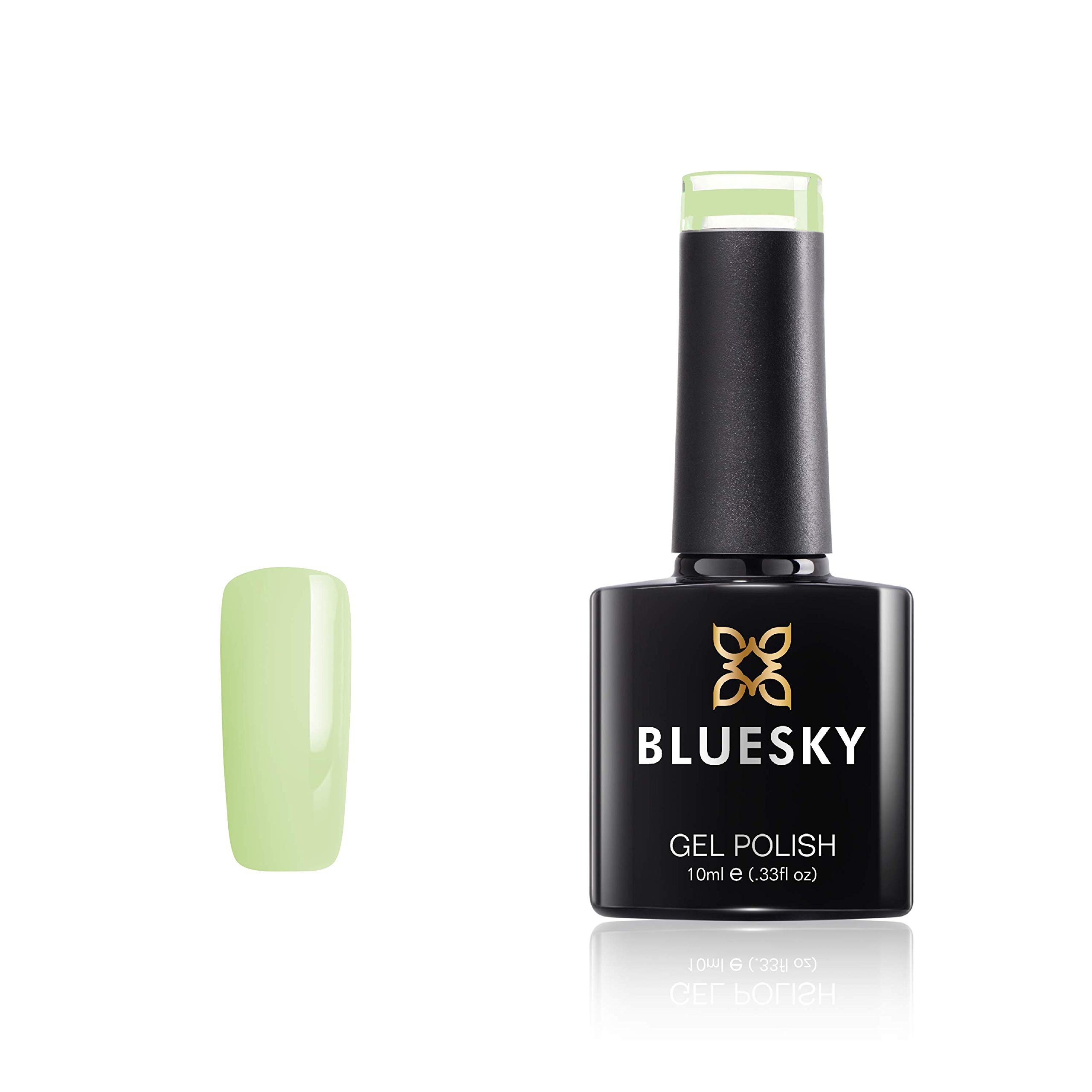 Bluesky Gel Nail Polish, Rosey Apples Pastel 10, Green, Pastel Long Lasting, Chip Resistant, 10 ml (Requires Drying Under UV LED Lamp)