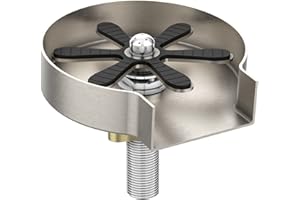 HOMFAN Glass Rinser for Kitchen Sink, 304 Stainless Steel Cup Washer and Cleaner