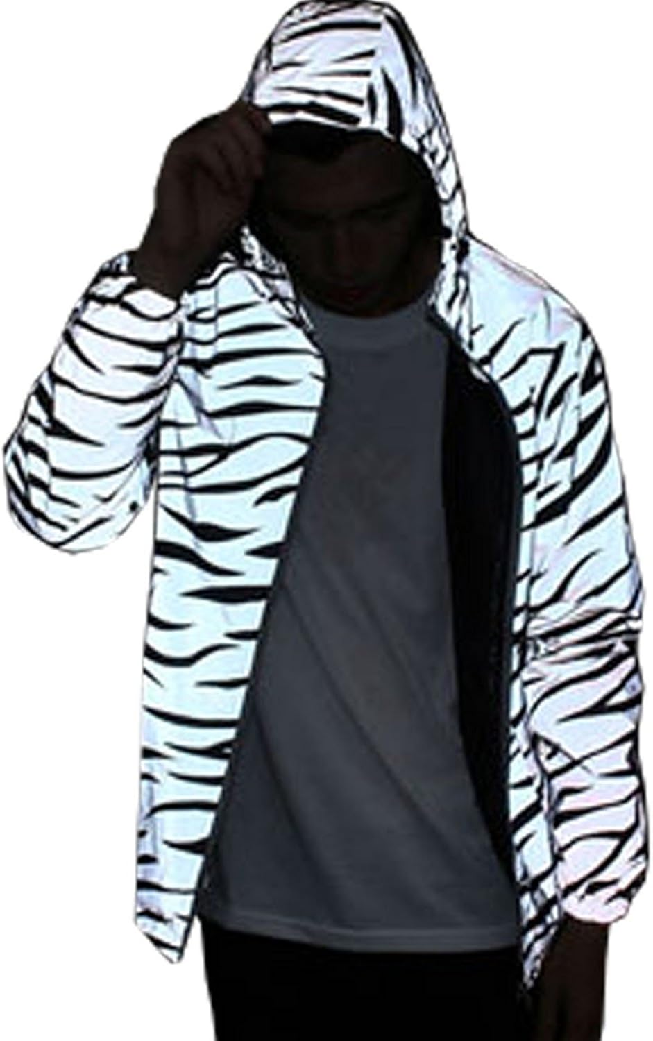 Best 3M Reflective Rain Jacket Hip Hop