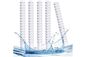 EBIEFLY 5x Drying Stick for Toys Water Absorption Dry Rod Desiccant Silicone Flesh Light Dryer Absorption Stick All-Purpose Cleaners Diatomite Reusable Reduce Rust (Graininess 5.5x0.47 Inches)