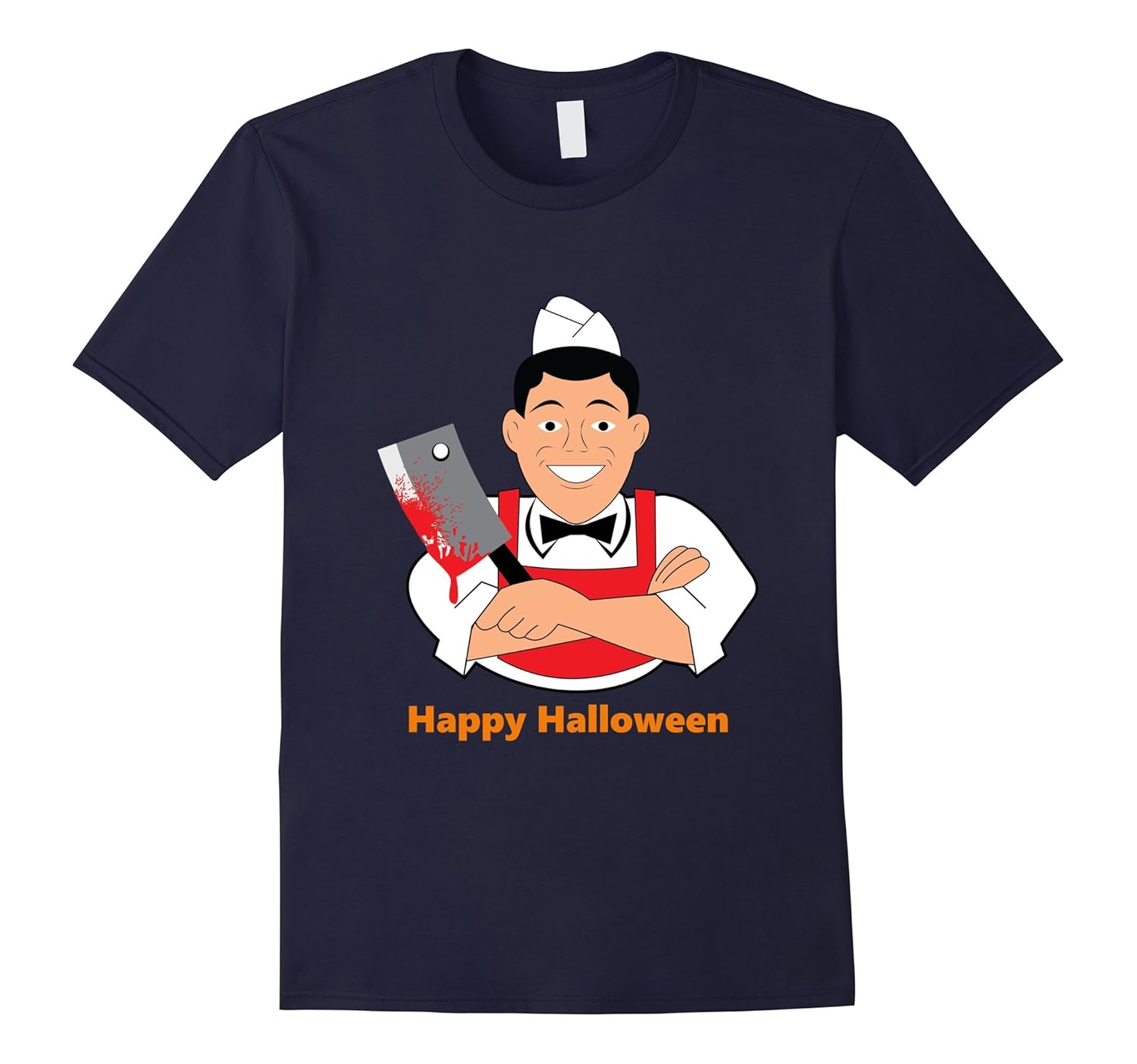 Halloween Meat Cleaver Butcher Shirt-FL