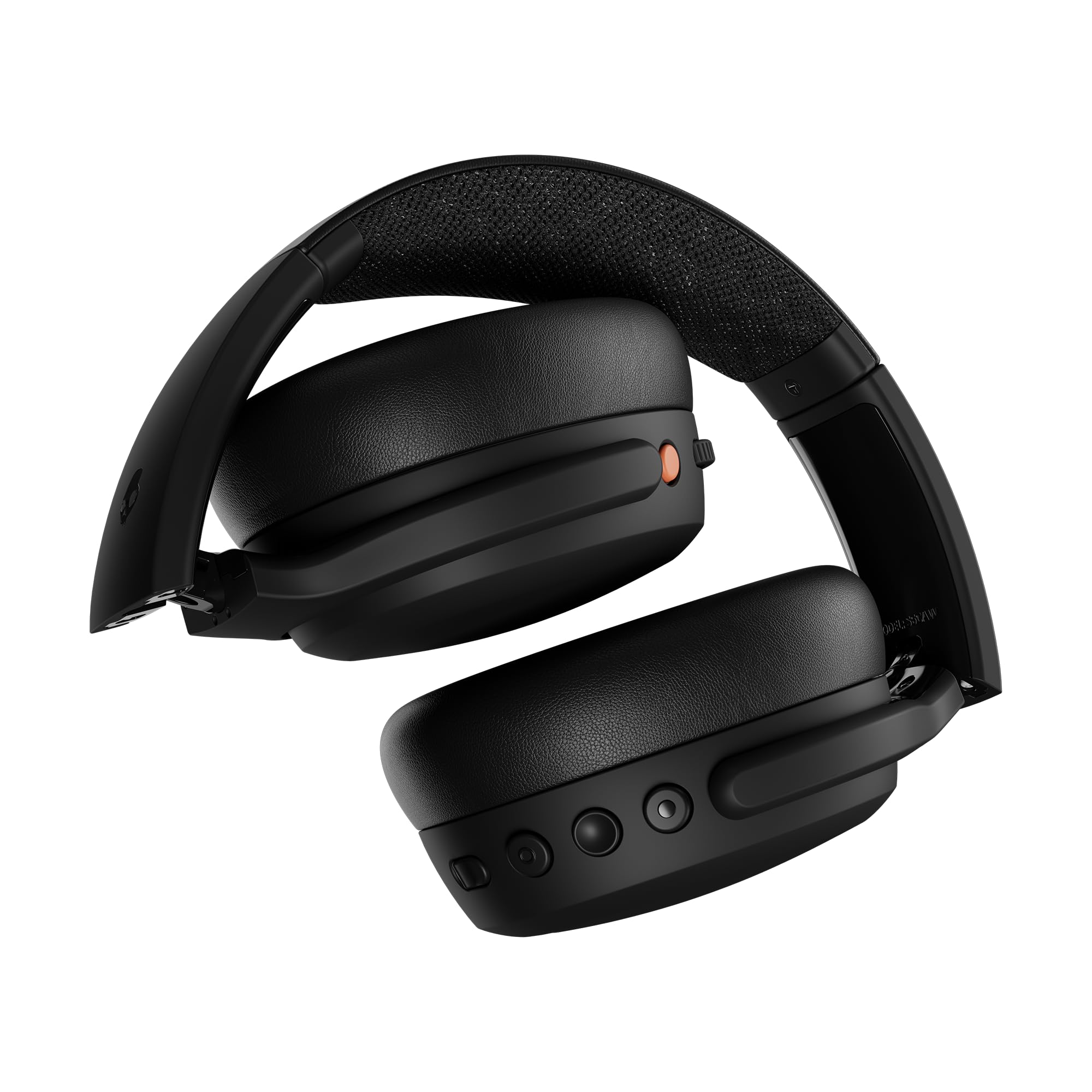 Skullcandy Crusher ANC 2 Wireless Over-Ear Bluetooth Headphones with Multi-Sensory Bass, Active Noise Cancelling, Up to 60 Hours Battery, Microphone for iPhone Android - True Black
