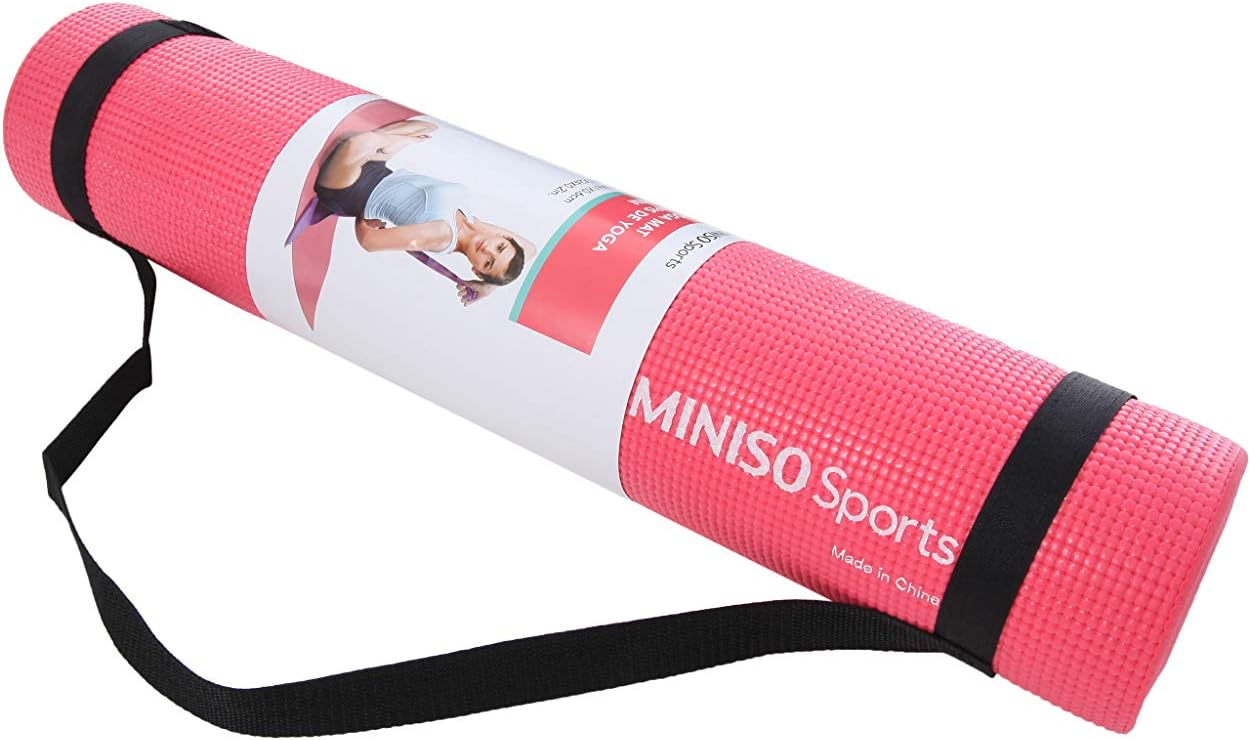 MINISO Yoga Mat Yoga Mat Thick Perfect for Home Or Gym Use Exercise