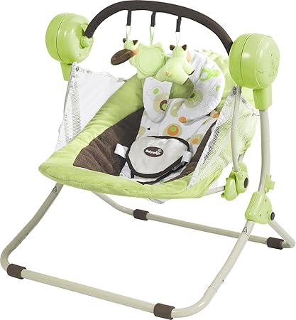 Babymoov A Balancelle Chocolat Vert Avec Adaptateur Amazon Fr Bebes Puericulture