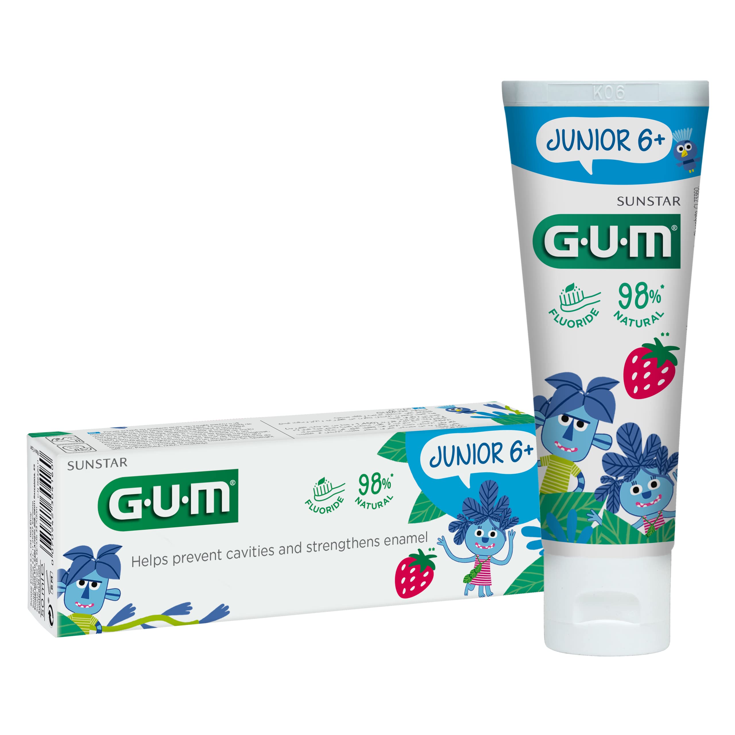 GUM J DENTIF7-12 FLUOR 1000PPM