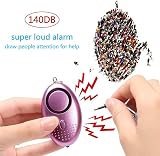 SUMAS 3 Pack Personal Safety Alarm 140DB Loud Keychain with LED Light for Women view 4