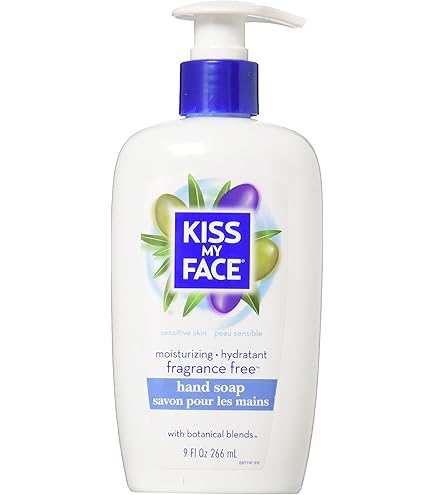 Amazon.com : Kiss My Face Moisturizing Hand Soap, Olive & Aloe, 9