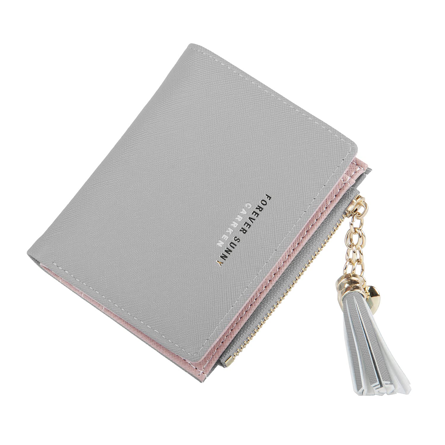 SUKUTU Ladies Purse, PU Leather Wallet for Women Small Bifold Compact Womens Wallet Coin Purse Card Case Holder