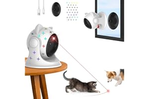 Saolife Laser Cat Toys for Indoor Cats, Automatic Cat Laser Toy, Interactive Cat Toys for Bored Indoor Adult Cats/Kittens/Dogs