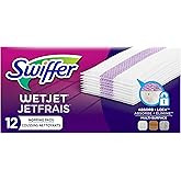 Swiffer WetJet Spray Mop Multi-Surface Mopping Pads for Floor Cleaning, 12 count