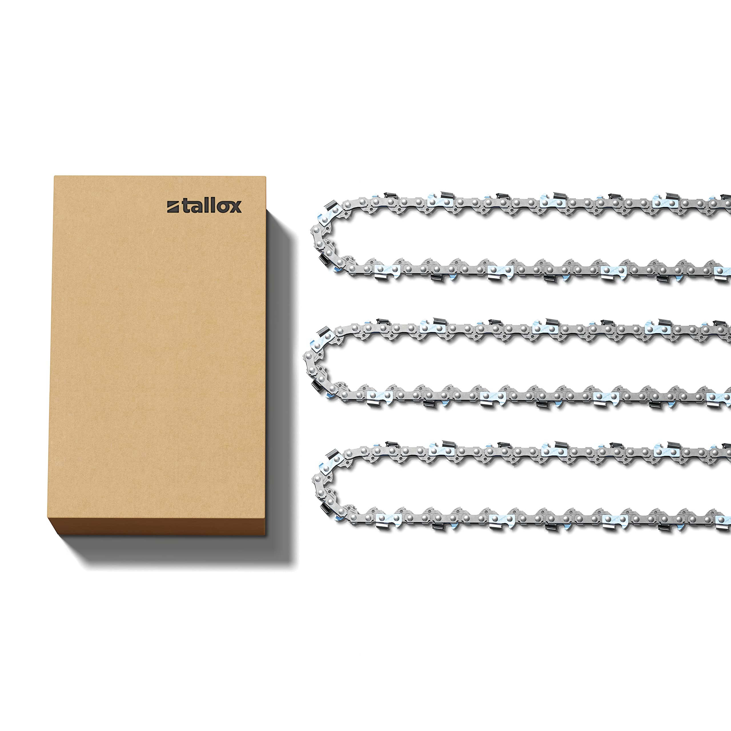3 tallox Saw Chains 3/8" Pitch .050" 1.3 mm Gauge 50 Links 14" 35 cm fits Stihl and Other Chainsaws