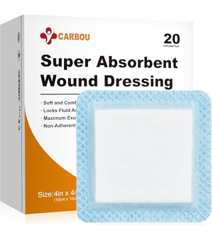 Amazon.com: XTRASORB Super Absorbent Classic Dressing, Xtrasorb Nonadh Drs  4X5, (1 BOX, 10 EACH) by DERMASCIENCES : Health & Household