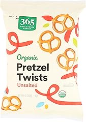 365 by Whole Foods Market, Organic Unsalted Mini Pretzel Twists, 8 Ounce