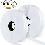 Blooven Hook and Loop Tape 20 mm x 8 m Self Adhesive White view 2