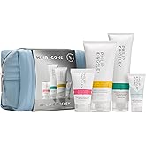 PHILIP KINGSLEY | The Hair Icons Gift Set | Elasticizer, Shampoo, Conditioner & Gloss Serum | Hydrate, Volumise & Smooth Haircare Set in Luxury Bag | 40ml, 170ml, 150ml, 20ml
