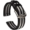 Benchmark Nylon Watch Band - Premium Waterproof Seatbelt Nylon Watch Straps for Men and Women - Integrated Quick Release Spring Bars - Choice of Color & Width - 18mm, 20mm or 22mm
