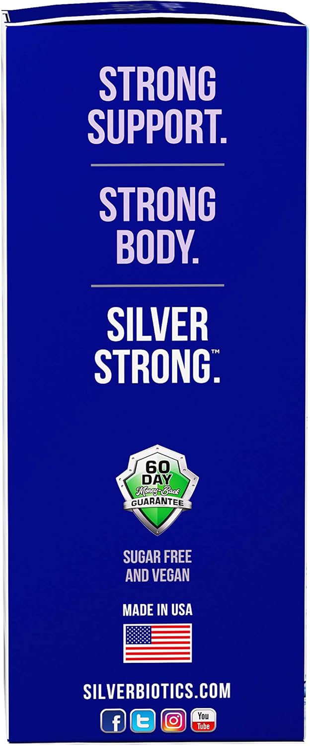 American Biotech Labs - Silver Biotics - Daily Immune Support Supplement with SilverSol Technology - 32 fl. oz.: Health & Personal Care
