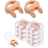 7 Pieces Swimming Nose Clip Silicone Nose Plug Protector with Elastic Rope for Kids and Adults Swimming Using
