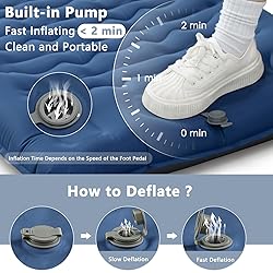 TEIVUL Sleeping Pad for Camping,Self Inflating