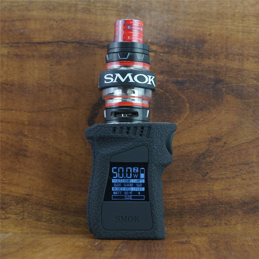 ModShield for Smok Mag Baby 50W TC Silicone Case & Band ByJojo Cover Shield Wrap Skin Sleeve (Black)