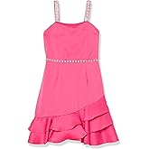 Speechless Girls Sleeveless Bridal Satin Fit and Flare Party Dress