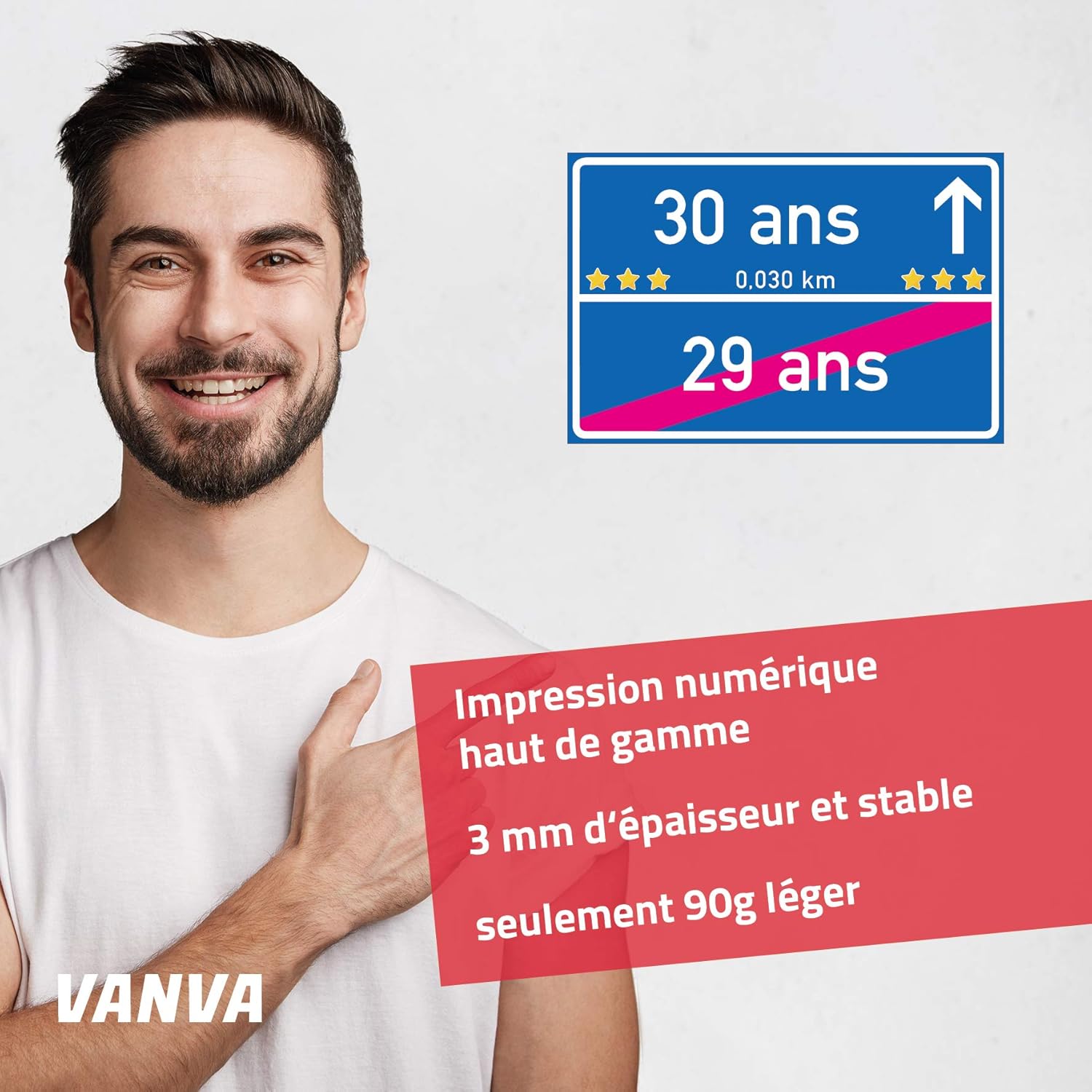Vanva 30 Ans Panneau 30eme Anniversaire Decoration Panneau Fils Fille Idee Cadeau Jeune Fille Fete Danniversaire Hommes Cadeau 30eme Deco De Fete Decor Pour Cabine Photo Pink Panneaux De Porte Decoration De