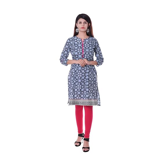 Women's Cotton Feeding Kurti_Multicolor_B78_Large