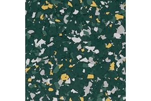 EPOXY FX Epoxy Flakes 1/4" (5 Lbs) - Garage Floor Flakes/Epoxy Floor Flakes for Decorative Floors and Crafts (982 Green and Gold)