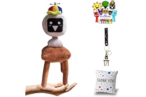 VBSTAR Plush Toy – 12” Premium Stuffed Character Doll with 50 Stickers & Gift Bag | Soft Plushies for Kids Room Decor, Cuddling, or Play | Choose Sky, Pinki, Oren, Simon, Mr. Fun Computer & More