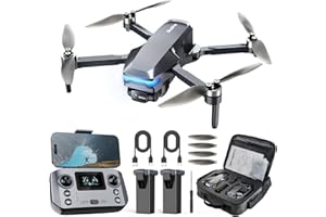REDRIE GPS Drone with Camera 4K, Under 249g, 45 Mins Flight, Brushless Motor, Light, Auto Follow, Tap Fly & Circle Fly, One Key Start, Foldable Drone for Adults Beginners